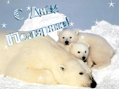Картинки, открытки и анимация на день полярника, скачать бесплатно
