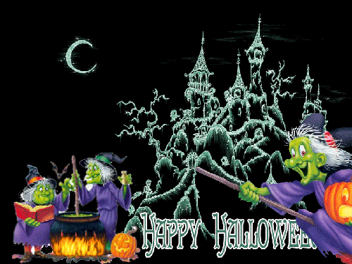 Открытки и анимация на Halloween, Хэллоуин