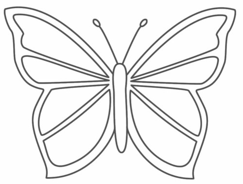 Красивые шаблоны бабочек для вырезания