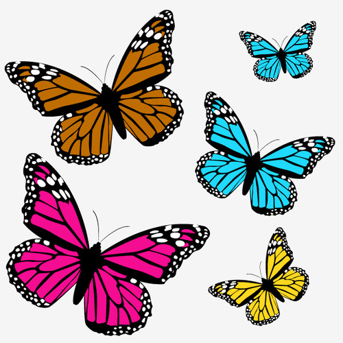 Шаблоны бабочки своими руками на окна скачать, бесплатно