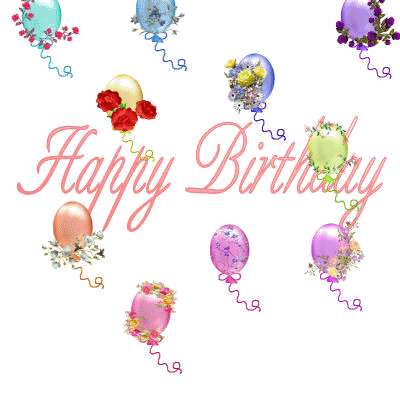 Открытки, картинки и анимашки с  текстом «Happy Birthday»
