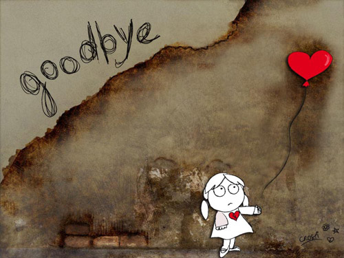 Открытки, картинки и анимашки с  текстом «Goodbye»