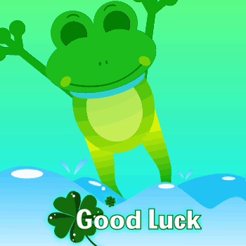 Картинки, открытки и анимация с надписью «Good luck», скачать