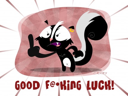 Открытки, картинки и анимашки с  текстом «Good luck»