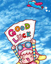 Картинки, открытки и анимация с надписью «Good luck», скачать