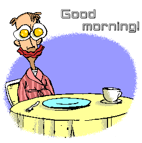 Открытки, картинки и анимашки с  надписью «Good Morning»