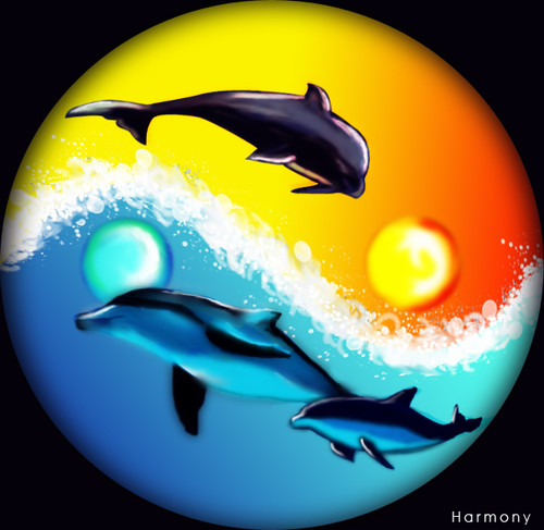 Красивые открытки и анимация с днем китов и дельфинов