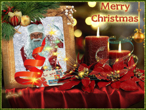 Открытки картинки с английскими надписями Merry Christmas скачать