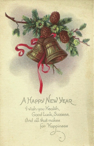 Открытки картинки с английскими надписями Happy New Year скачать