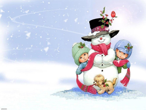 Картинки открытки С днем счастливых снеговиков красивые бесплатно