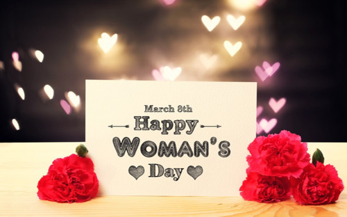 Открытки картинки с надписями Happy women's day 8 march скачать