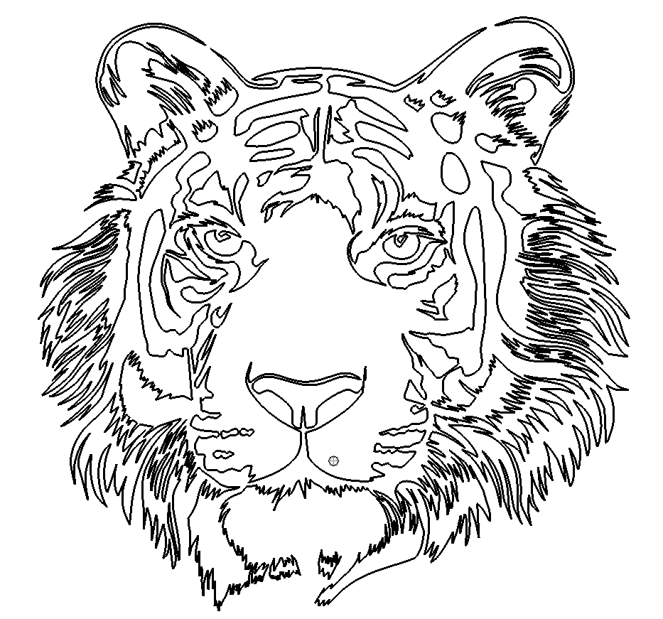 D f f формат. Тигр DXF. Трафарет тигра. Трафарет тигра для вырезания. Тигр DXF для лазерной.